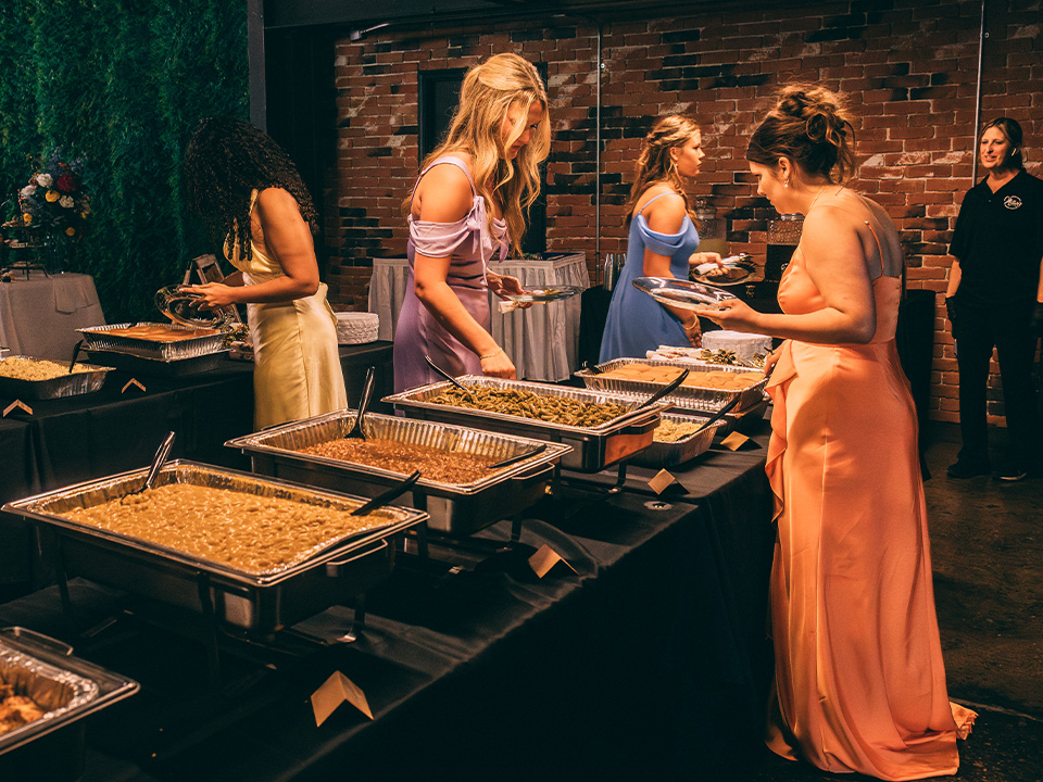 Wedding Catering Serving Line